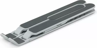 Mbajtëse portabile laptopi Dicota, 7 pozicione, alumini/silikon, e zezë/argjendtë
