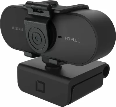 Webcam Dicota PRO Plus FULL HD 1080p, e zezë