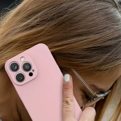 Mbështjellës silikoni Hurtel për Samsung Galaxy A14 5G / Galaxy A14, vjollcë