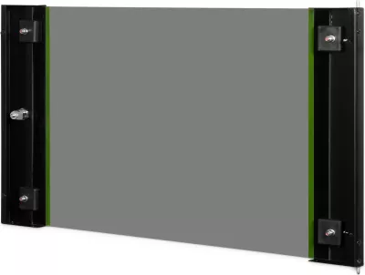 Panel zëvendësues Digitus për kasë rrjeti DN-19 07-U, 7U, xham/metal, zi