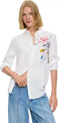 Këmishë për femra Desigual CAM_TAMESIS 26WWCW12, e bardhë