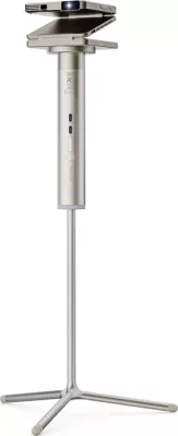 Stativ për projektor Aurzen PowerPlay AU-PJ001PP-UNGD0, power bank 10000 mAh, fileto universale 1/4\", lartësi 23/33/43 cm, gri, set me çantë