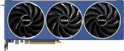 Kartelë grafike Sparkle Intel Arc A750 TITAN OC Edition, 8 GB, PCI Express 4.0, e zezë dhe blu