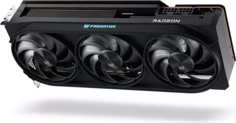 Kartelë grafike Acer RX 7800 XT OC, Radeon RX 7800 XT, 16 GB, GDDR6, 3 ventilatorë, e zezë