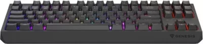 Tastierë mekanike Genesis Thor 230 TKL Wireless, RGB, Outemu Red, e zezë
