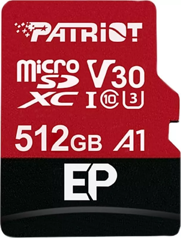 MicroSD Patriot memory, 512 GB