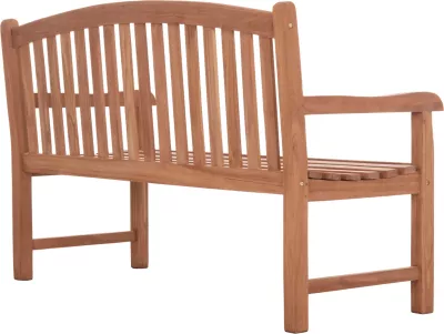 Bankë për jashtë, 3 vende, dru tik, ngjyrë natyrale, ELENA FH18125, 150x61x95cm