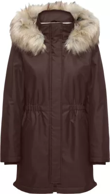 Pallto parka për femra Only ONLMATHILDA 15370930, kafe [Madhësia: L]
