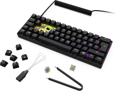 Tastierë gaming Sharkoon Skiller SGK50S4 Gen2, PBT, RGB, DE