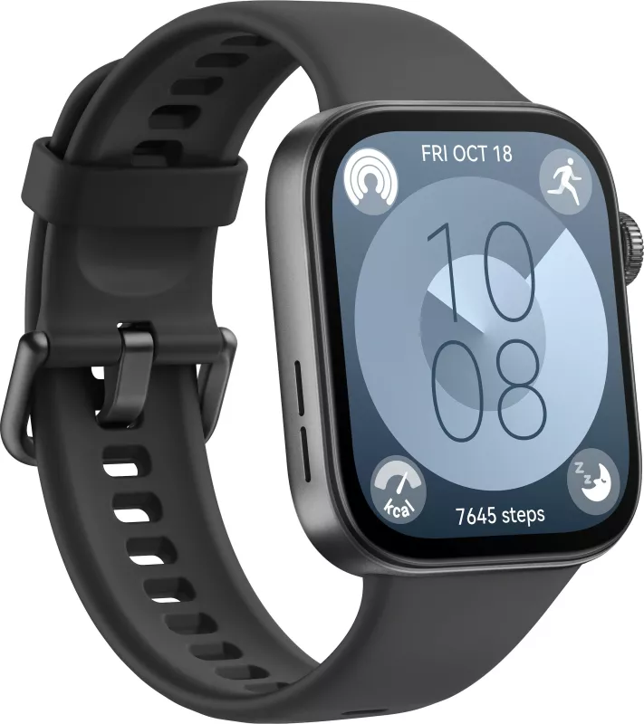 Smartwatch Huawei WATCH Fit 3, AMOLED, 1.82", GPS, Wi-Fi, e zezë