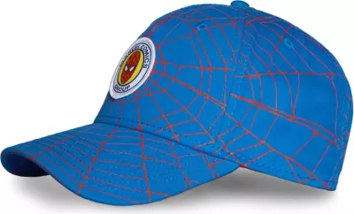 Kapele snapback për fëmijë Difuzed Spider-Man, 100% pambuk, e rregullueshme, blu/kuqe