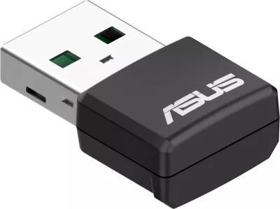 Adapter WiFi USB ASUS USB-AX55 Nano AX1800 Dual-Band WiFi 6, WPA3, USB 2.0, i zi