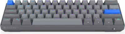 Tastierë mekanike Endorfy Thock V2 Compact Wireless, 60%, RGB, gri
