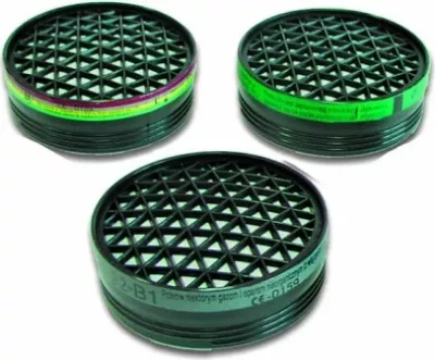 Filter (absorber) për gjysmëmaskë PROLINE EURMASK 46055, A1/B1/E1/P1, ABEK, klasa 2