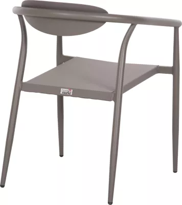 Karrige për kopsht SERLY FH6052.04, alumin, tekstilene, ngjyrë shampanjë, 56x61x74.5 cm