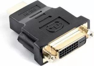 Adapter AV Lanberg AD-0014-BK HDMI mashkull në DVI-D 24pin femër, i zi