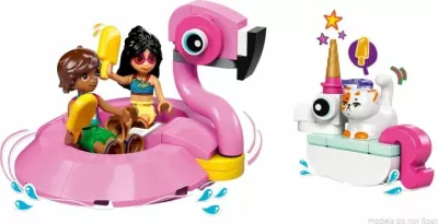Lodra Lego për fëmijë Friends Unicorn and Flamingo Pool Party
