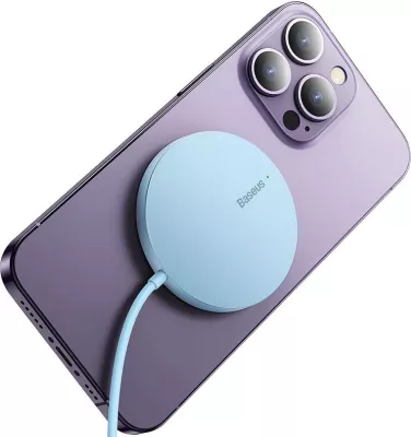 Karikues wireless magnetik Baseus Simple Mini 3, 15W, Kaltër