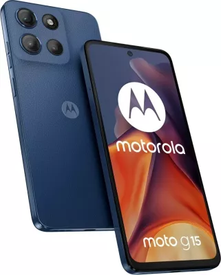 Celular Motorola moto g15, 6.72", 8 GB RAM, 128 GB, Navy