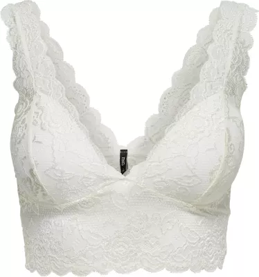 Sutjenë për femra Only ONLCHLOE Lace 15107599, e bardhë