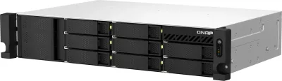 Server NAS QNAP TS-864EU-8G, Rack (2U), 16 GB, iSCSI LUN, HDMI, LAN, Zi