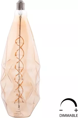 Llambë LED filament, 8W, E27, 3000K, ngjyrë ari, e zbehtë, FH4058