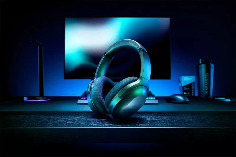 Kufje Razer Barracuda, me kabllo & pa kabllo, Bluetooth, USB Type-C, Të zeza