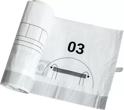 Qese mbeturinash për kuti rëre mace Catlink Scooper SE (Baymax), 2 rrotulla (20 qese/rrotull)