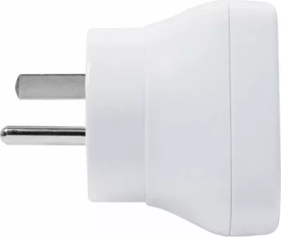 Adapter udhëtimi RivaCase PS4301 EU në US, 100-250V, 15A, i bardhë