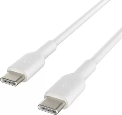 Kabllo Belkin CAB003BT2MWH, 2 m, USB C, e bardhë