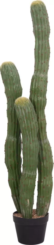 Bimë dekorative sintetike në vazo, lloj kaktusi, FH4747, 17.5x115cm