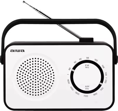 Radio portative Aiwa R-190BW FM/AM 2 W bardhë/zi