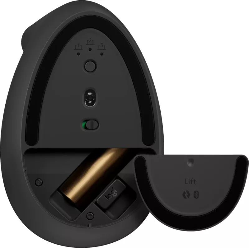 Maus LOGITECH Lift Left Bluetooth/RF ergonomik vertikal, me receiver Unifying, Graphite/Black thumbnail 5