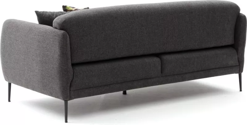 Krevat-sofa treshe Venus, ngjyrë antracit