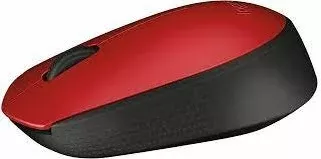Maus wireless Logitech M171 optik nano USB 3 butona, i kuq