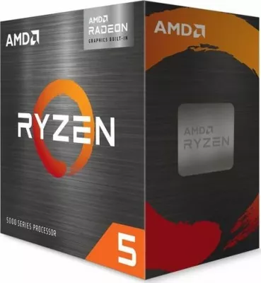 Procesor AMD Ryzen 5 5600G, 6 bërthama/12 fije, 3.9-4.4 GHz, 16 MB L3, AM4, BOX