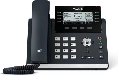 Telefon IP Yealink SIP-T43U, 12 linja, Gri