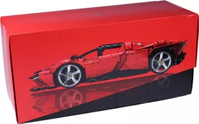 Set ndërtimi LEGO Technic, Ferrari Daytona SP3 42143, 3778 copa, 18+, e kuqe