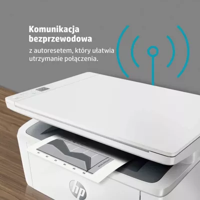 Printer HP LaserJet MFP M140w, i bardhë e zi