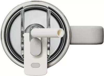 Termokupë Xiaomi Straw Mug XMXGB01PL 1 L, inox, me pipë, e bardhë