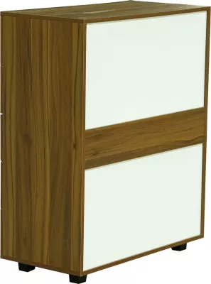 Komodinë me 5 sirtarë, ngjyrë arre, THORG FH8995.02, 80Χ40Χ100H cm