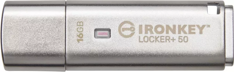USB Kingston IronKey Locker+ 50, argjendtë