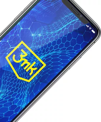 Xham mbrojtës 3mk HardGlass Max Lite për iPhone X, i zi
