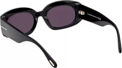 Syze dielli për femra Tom Ford Cielle FT1187 01A, të zeza [Madhësia: 52]