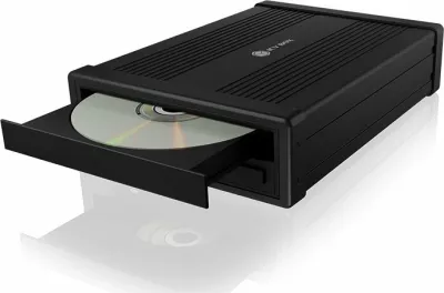 Kasë e jashtme për drive Icy Box IB-525-U3 5.25\" SATA III USB 3.2 Gen 1/eSATA Hot-swap, e zezë