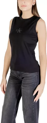 Maicë pa mëngë për femra Calvin Klein Jeans LV047C852G, e zezë [Madhësia: S]