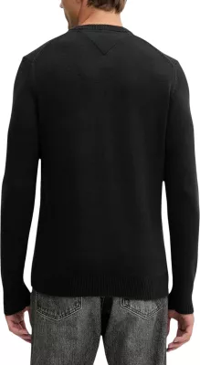 Xhemper për meshkuj Tommy Hilfiger Jeans TJM Slim Ess Sweater DM0DM21787, i zi [Madhësia: L]