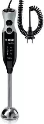 Blenderi dorës Bosch ErgoMixx, 750W, me ngjyrë zi-argjend