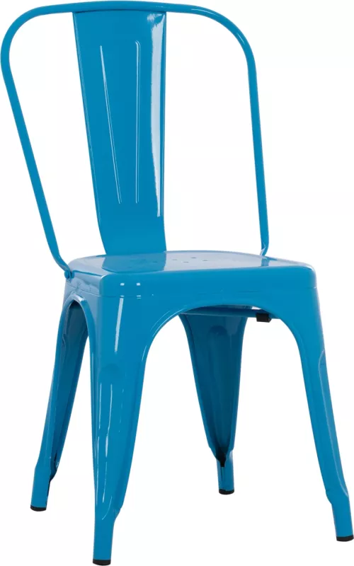 Karrige për ngrënie MELITA FH8641.08 metalike ngjyrë kaltër 43x50x82Hcm