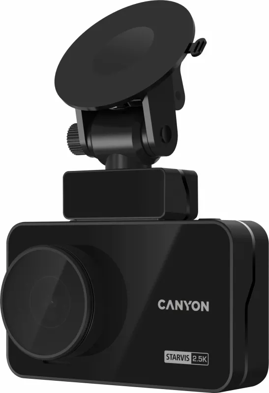 Kamerë aksioni Canyon DVR25GPS, ekran 3.0'' IPS, WQHD 2.5K, Wi-Fi, GPS, e zezë